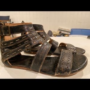 Bed Stu Black Sandals